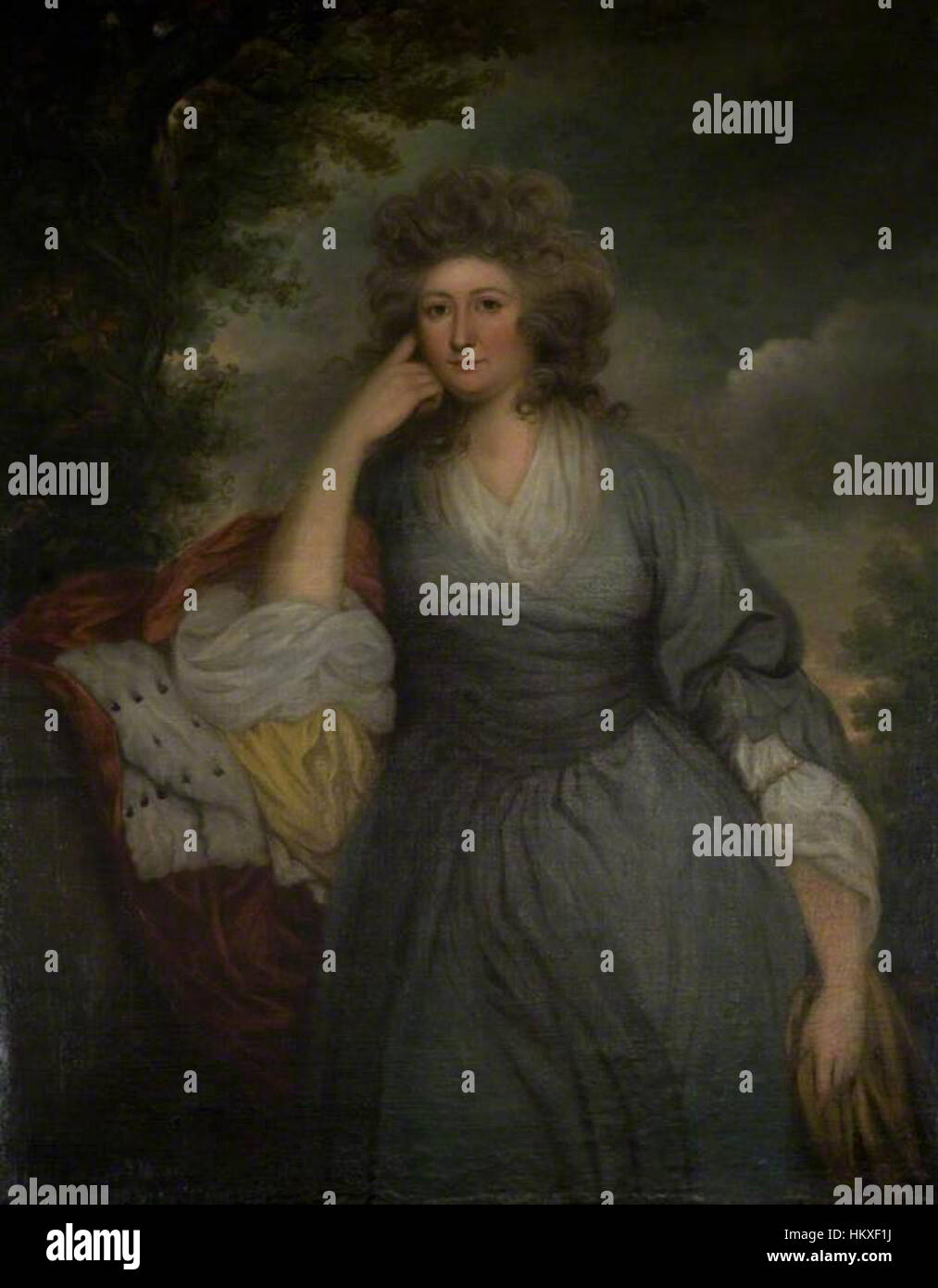 This portrait, 'Brown - Anne Watts, wife of the 11th Earl of Cassillis ...