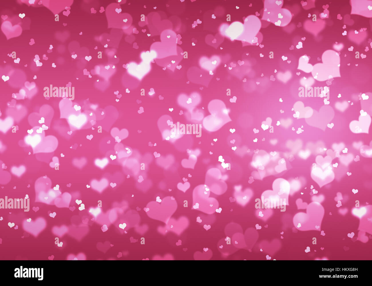 Beautiful background for Valentine's day. Gentle elegant background with the image of glitter hearts Stock Photo