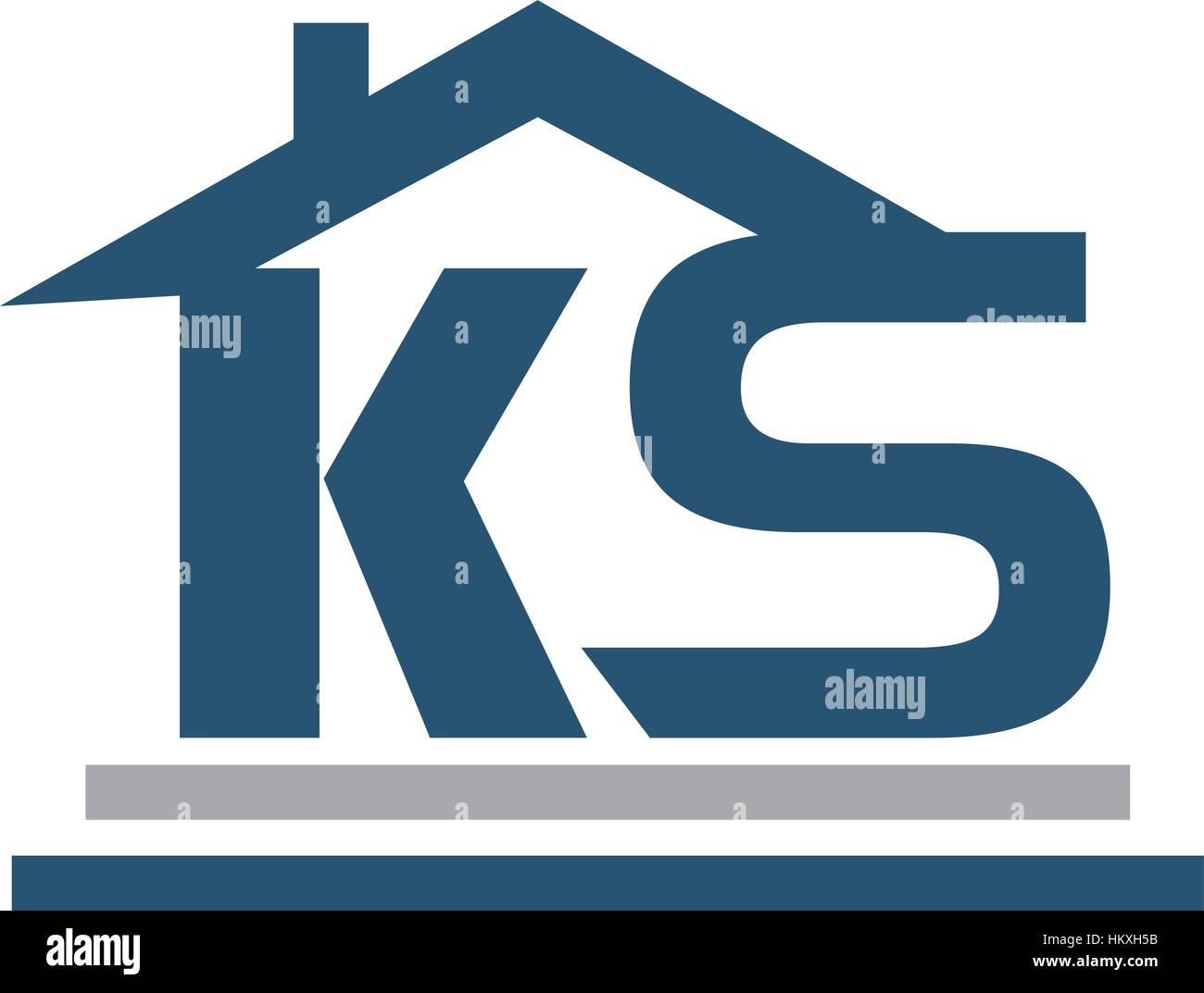 Real Estate Initial KS Stock Vector Image & Art Alamy