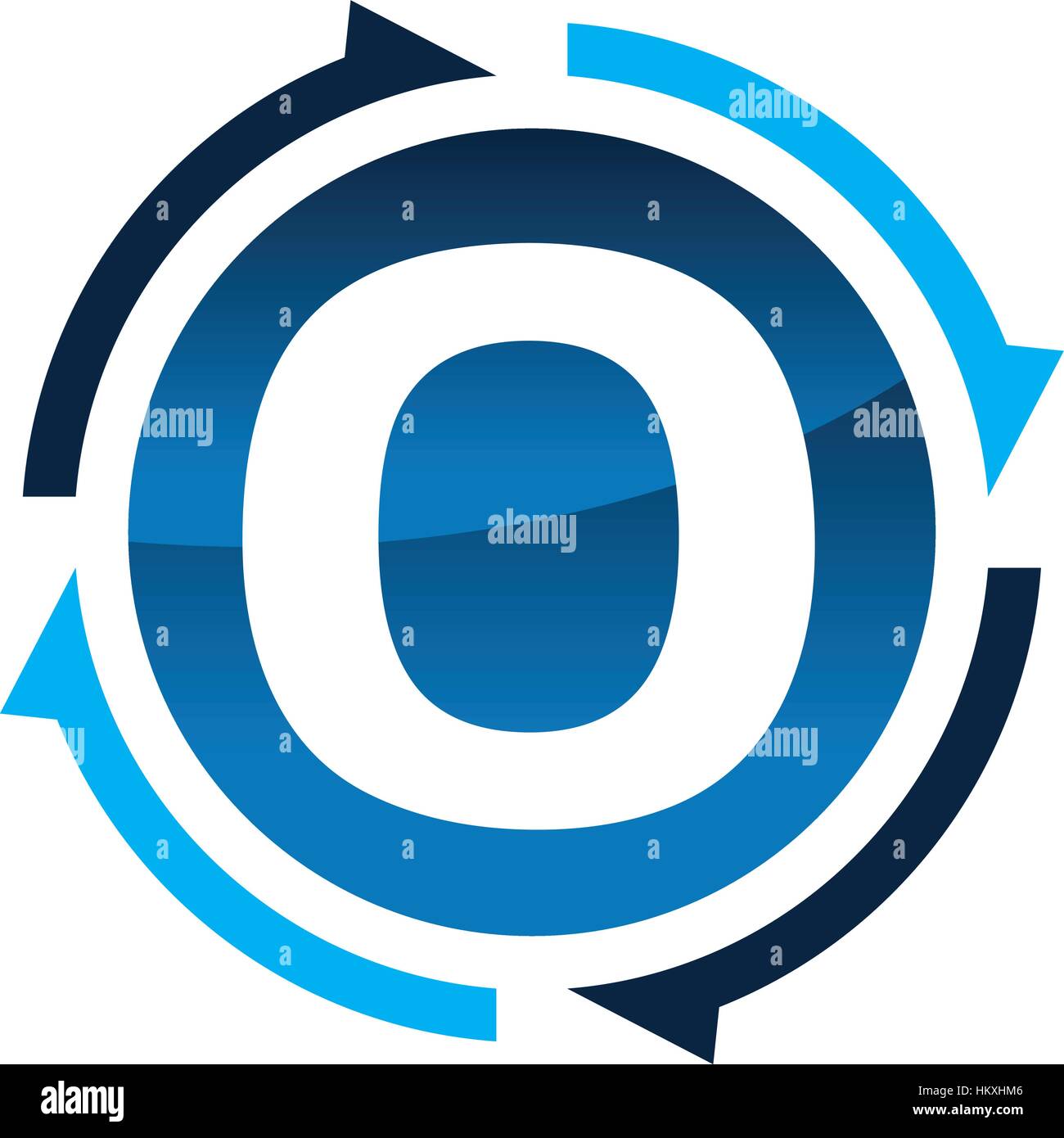 Process Planner Center Letter O Stock Vector Image & Art - Alamy