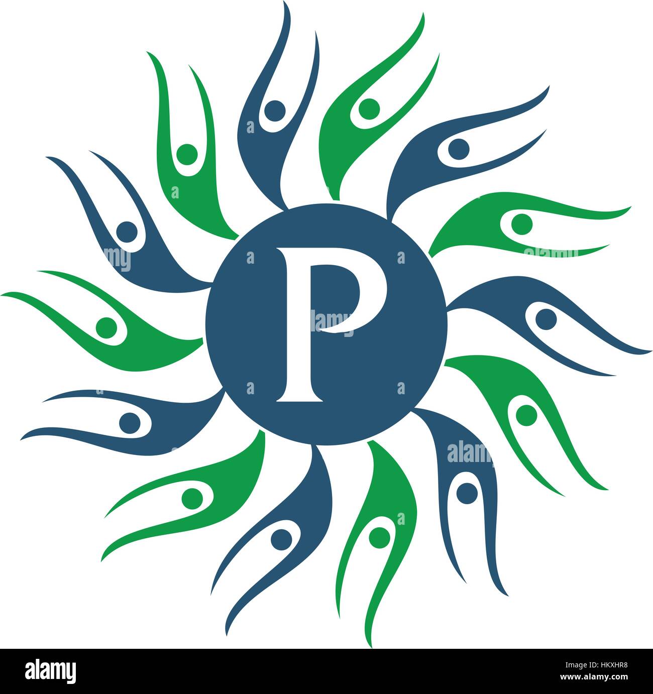 Initial p Stock Vector Images - Alamy