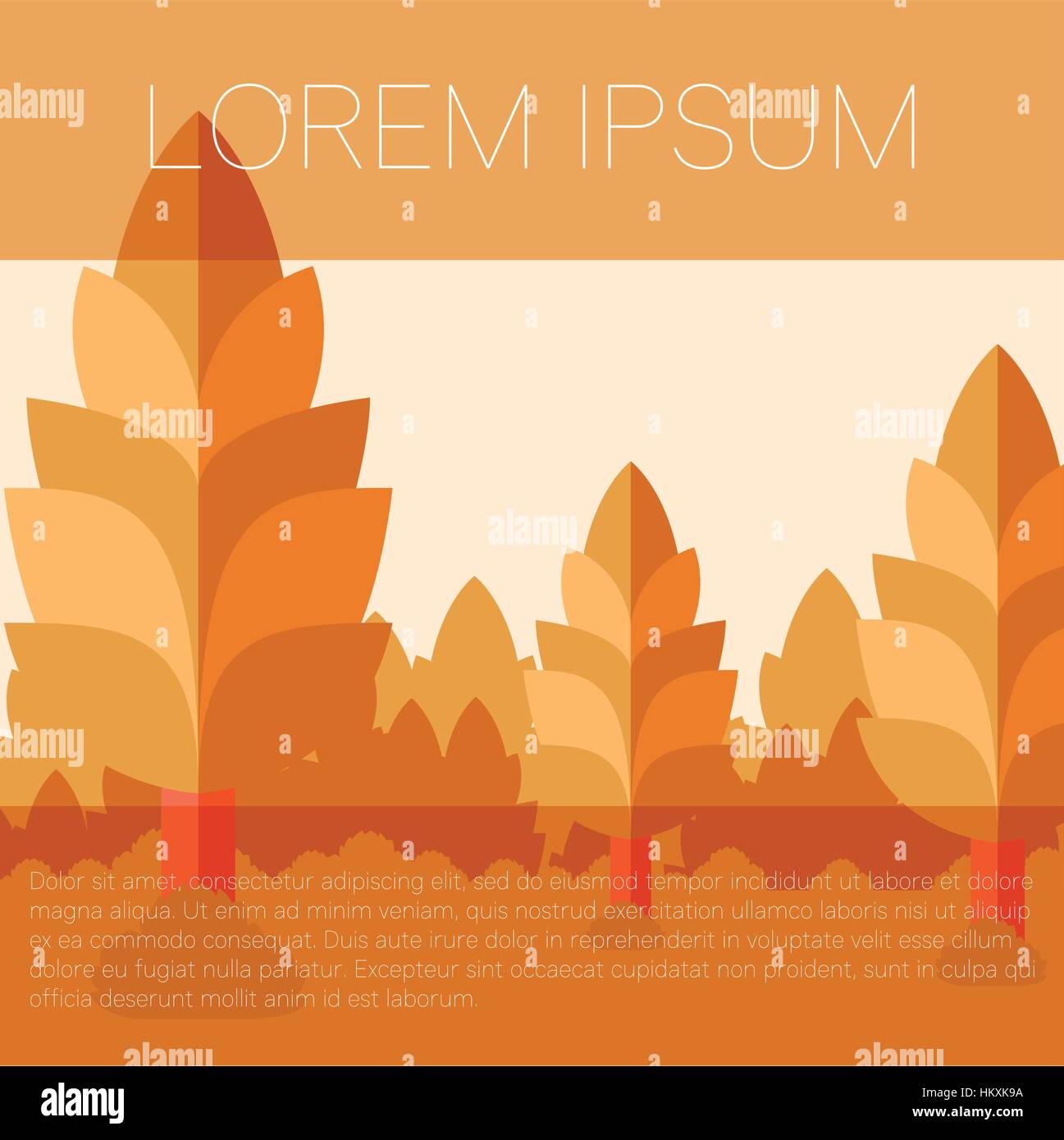 Vector image of the Forest flat background Stock Vector Image & Art - Alamy