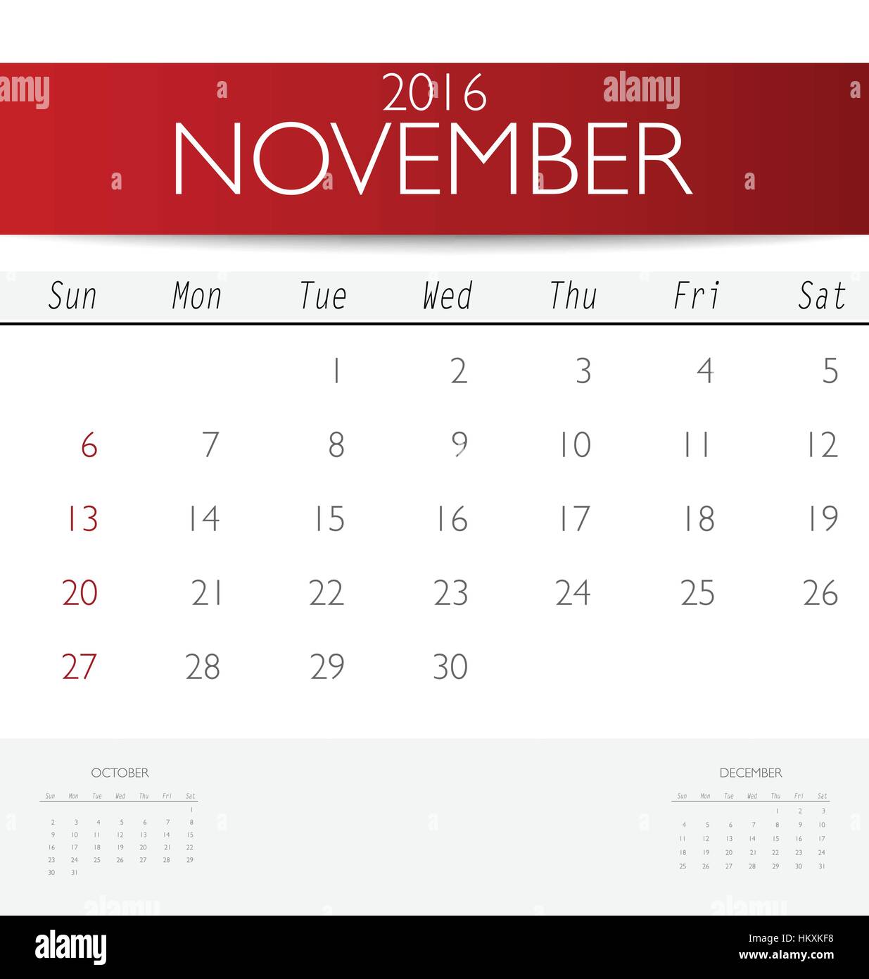 November Calendar 2016 Template from c8.alamy.com