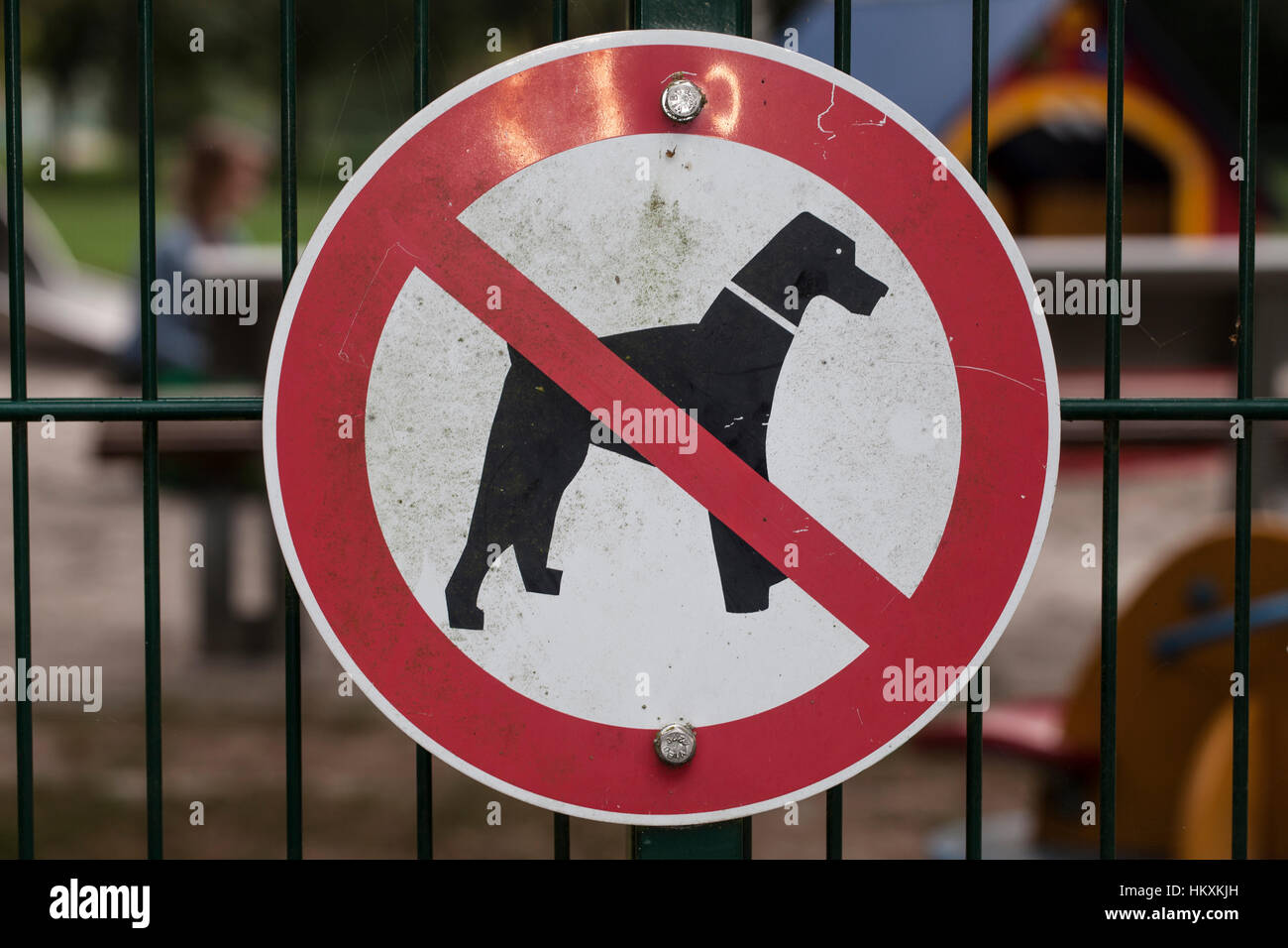 Dogs are not allowed, sign Stock Photo Alamy