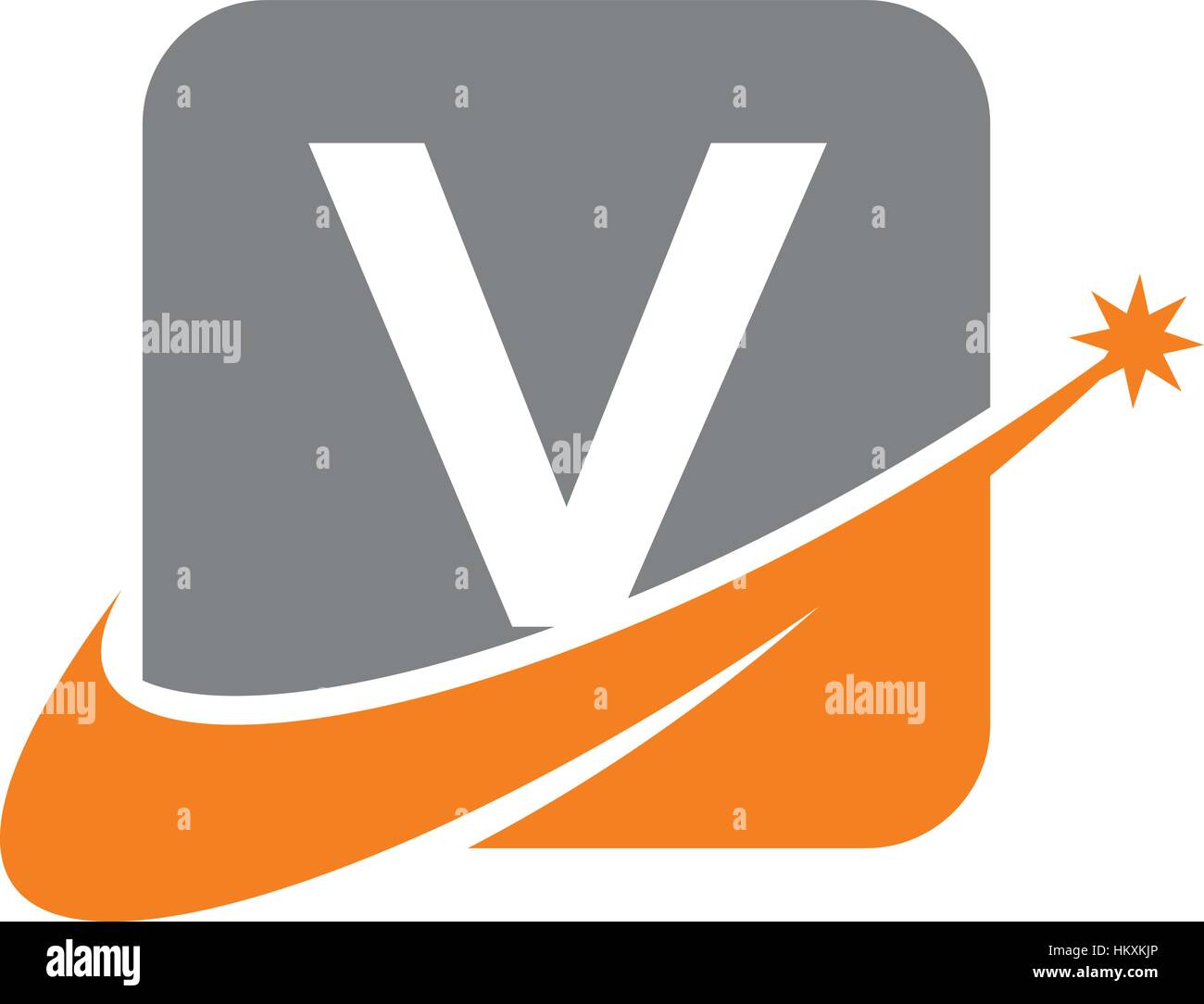 Modern Logo Solution Letter V Stock Vector Image & Art - Alamy