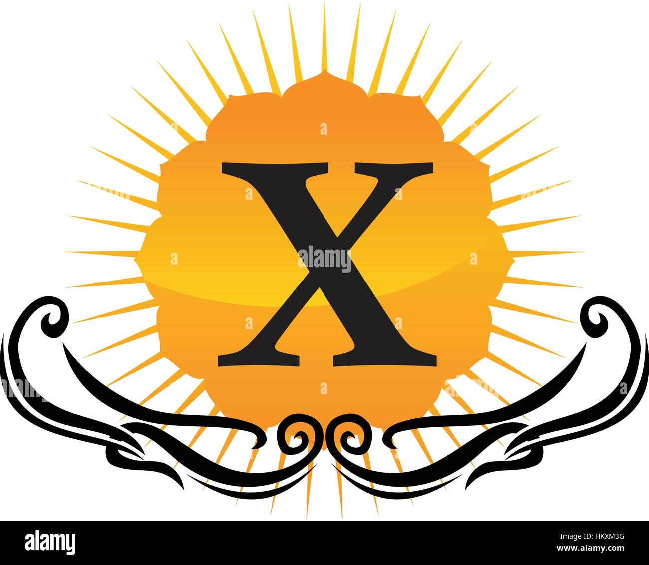 Modern Logo Solution Letter X Stock Vector Image & Art - Alamy