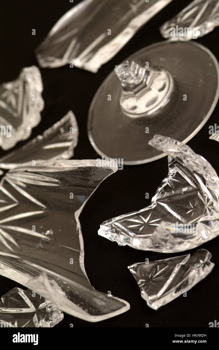 Pieces of broken glass, cullet Stock Photo Alamy