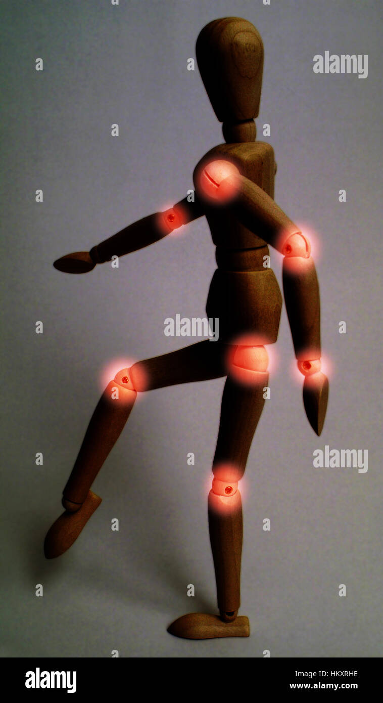 Symbolic for arthralgia Stock Photo Alamy