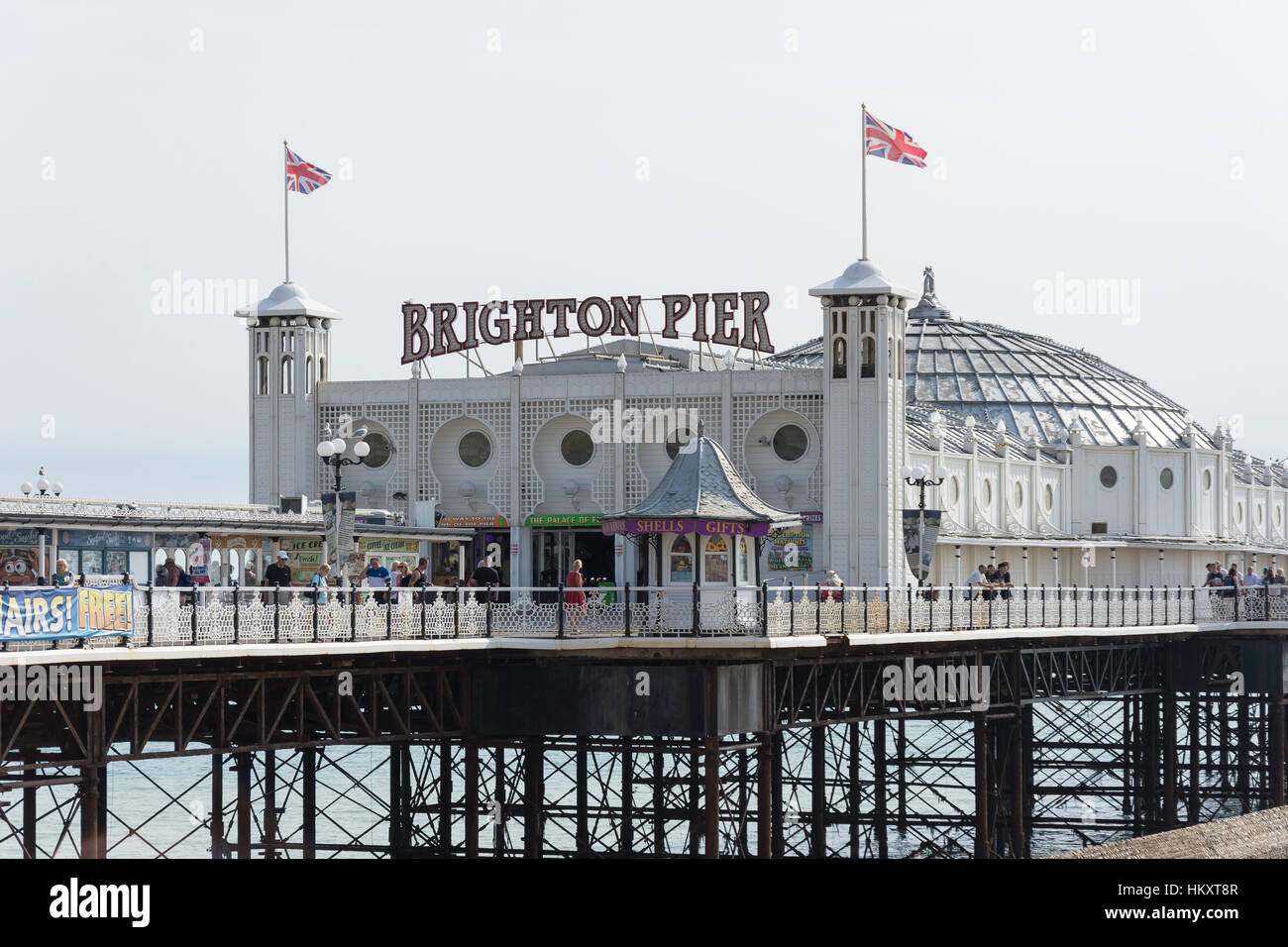 Brighton Pier, Brighton, East Sussex, England, United Kingdom Stock Photo