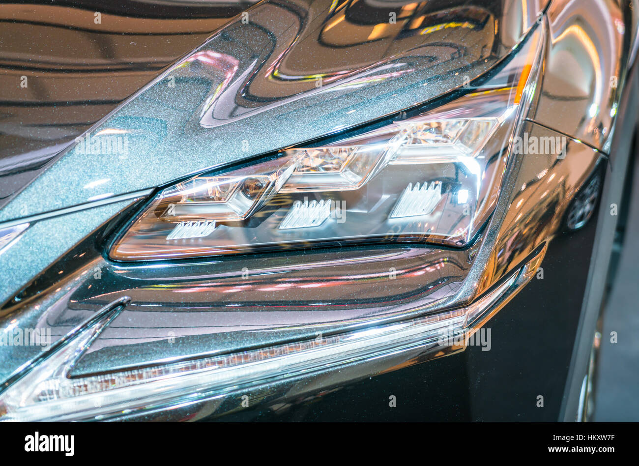 Glassy headlights hi-res stock photography and images - Alamy