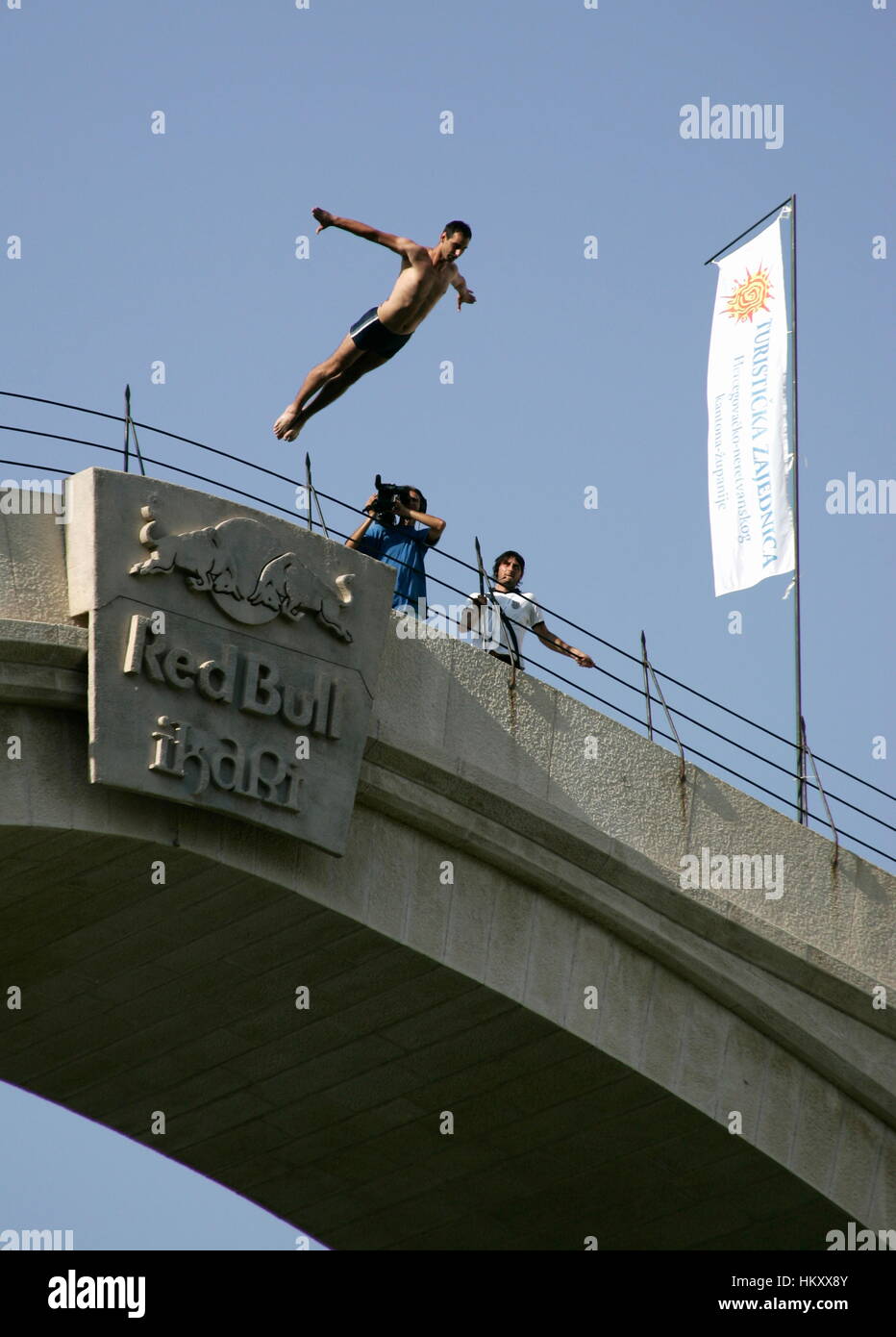 Bridge Jump Festival, traditional jump from the Stari Most Bridge into