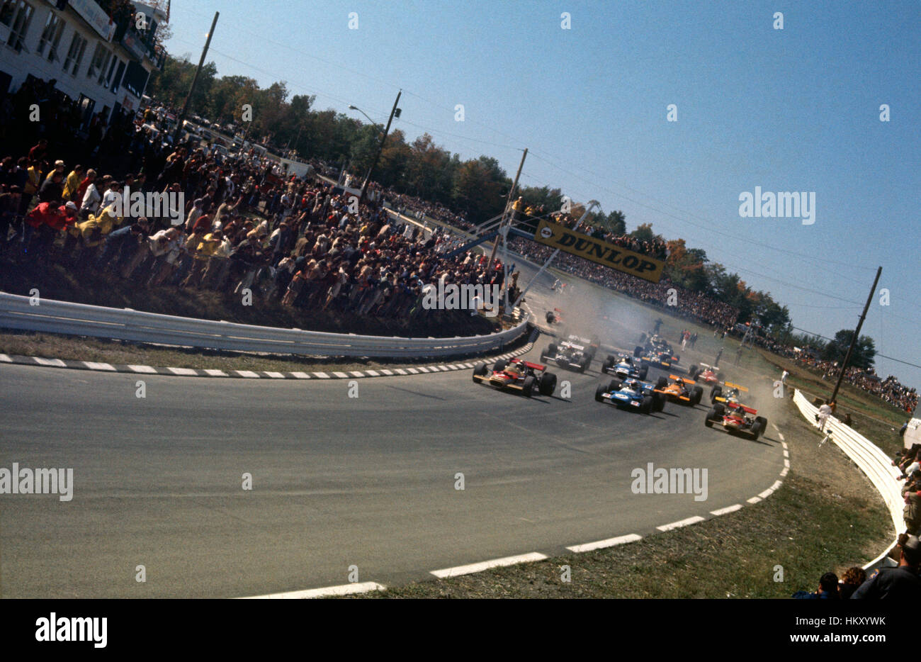 1969 Watkins Glen US GP First lap USA Stock Photo