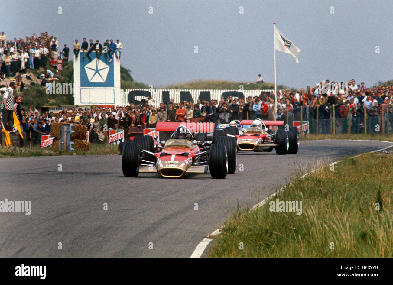 1969 Graham Hill GB Lotus 49B Zandvoort Dutch GP 7th Stock Photo