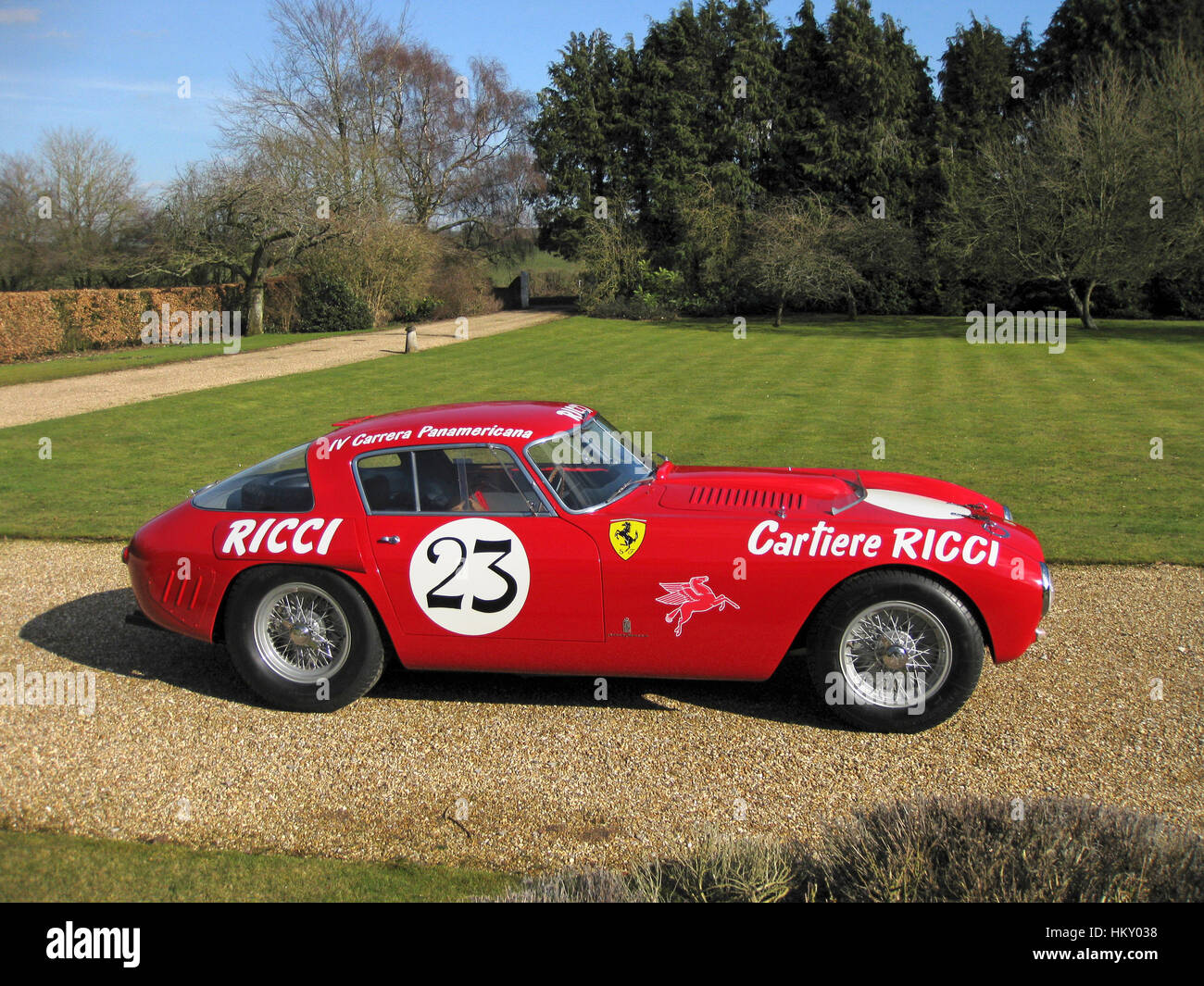 1953 Ferrari 375 MM 0320AM Hampshire England PV Stock Photo