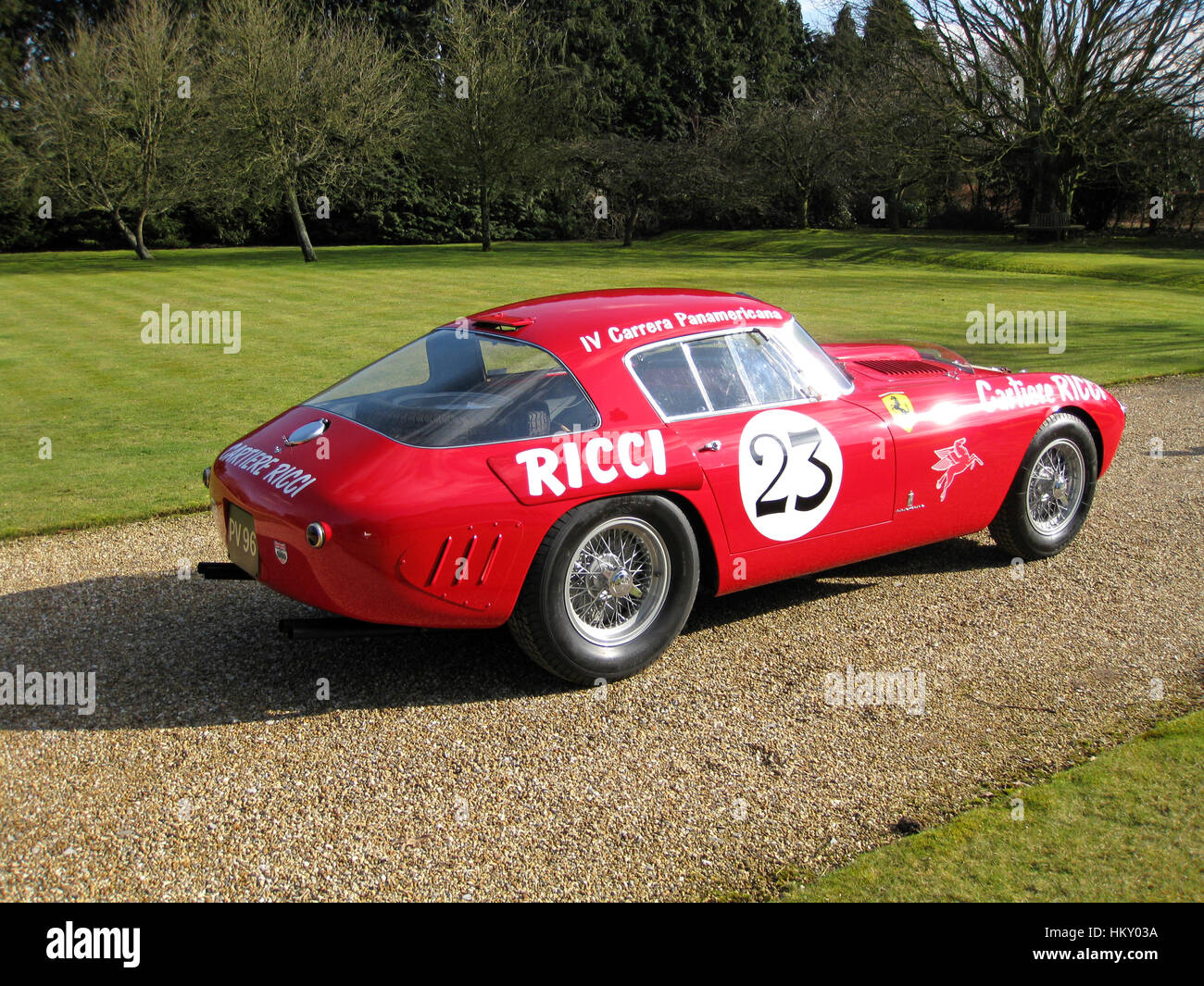 1953 Ferrari 375 MM 0320AM Hampshire England PV Stock Photo