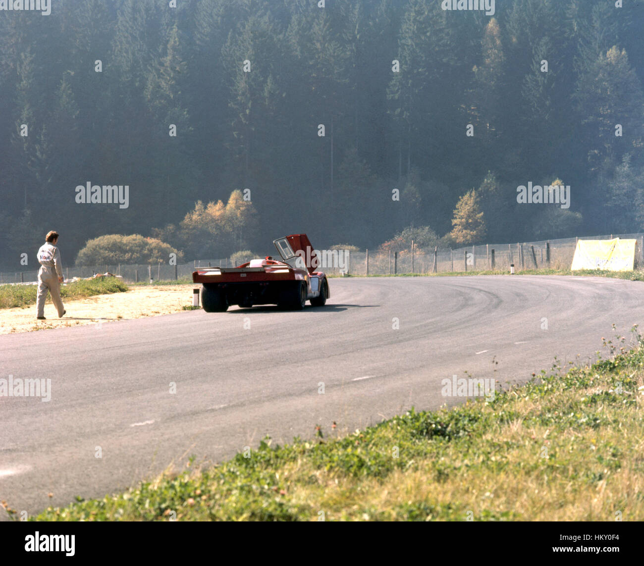1970 Ignazio Giunti Italian Ferrari 512M Zeltweg 1000Ks Austria dnf GG Stock Photo