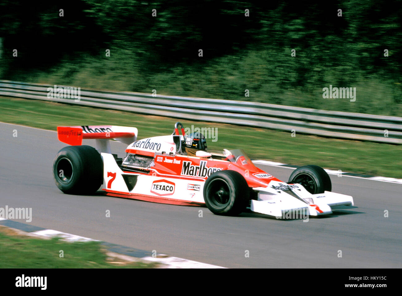 1978 James Hunt GB McLaren M26 Brands Hatch British GP dnf FL Stock Photo