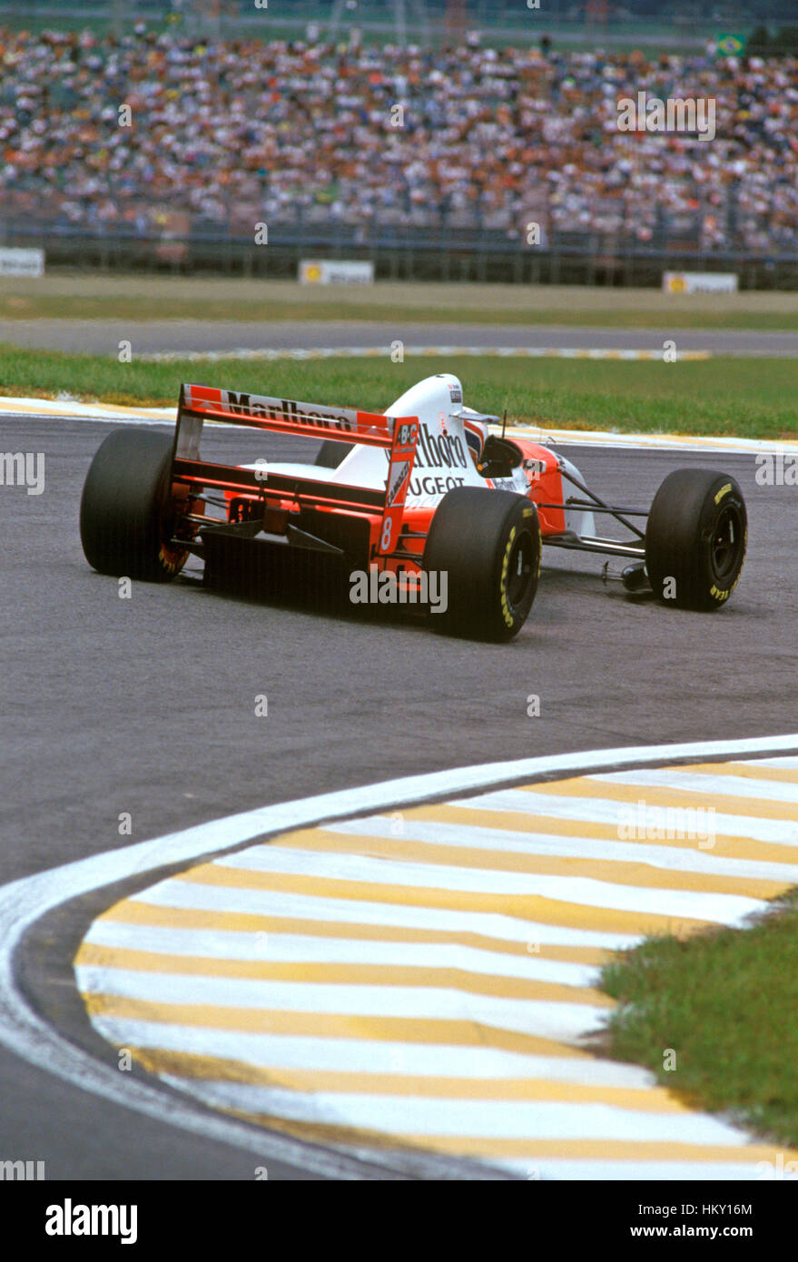 1994 Martin Brundle GB McLaren MP4/9 Interlagos Brazilian GP dnf FL Stock Photo