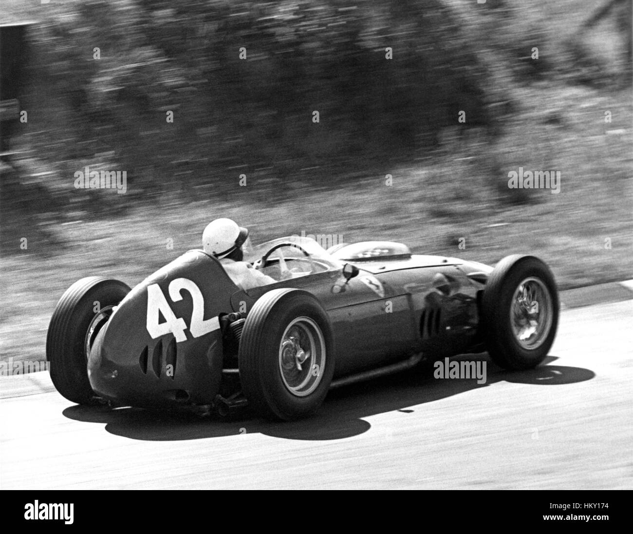 1960 Phil Hill Ferrari 246 Silver City Trophy Race of Champions Brands Hatch. -GG Stock Photo