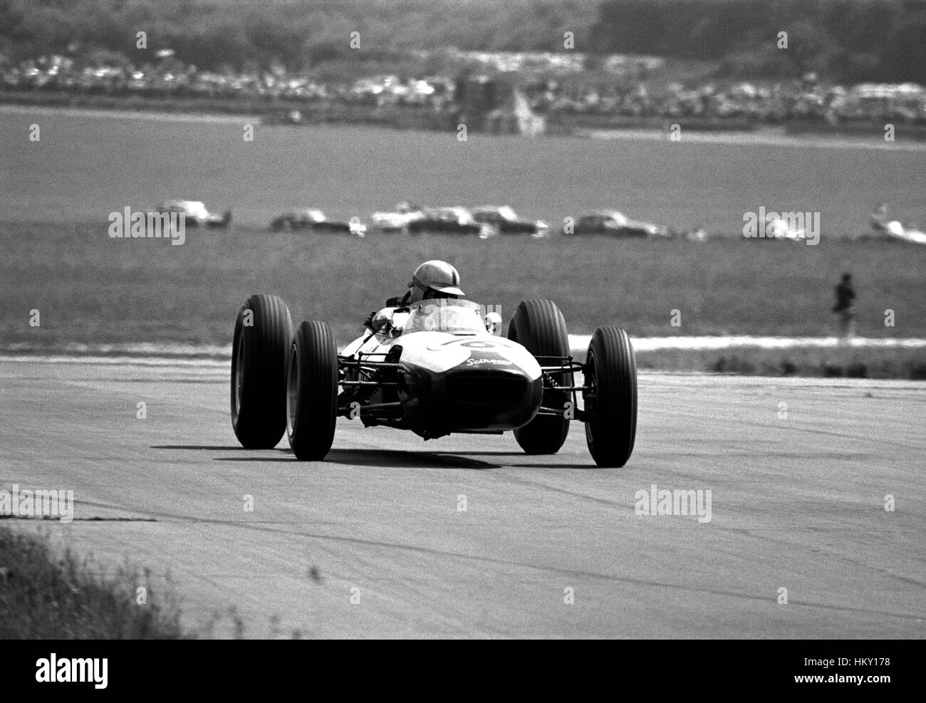 1963 Ian Burgess GB Scirocco-BRM Silverstone British GP dnf GG Stock Photo