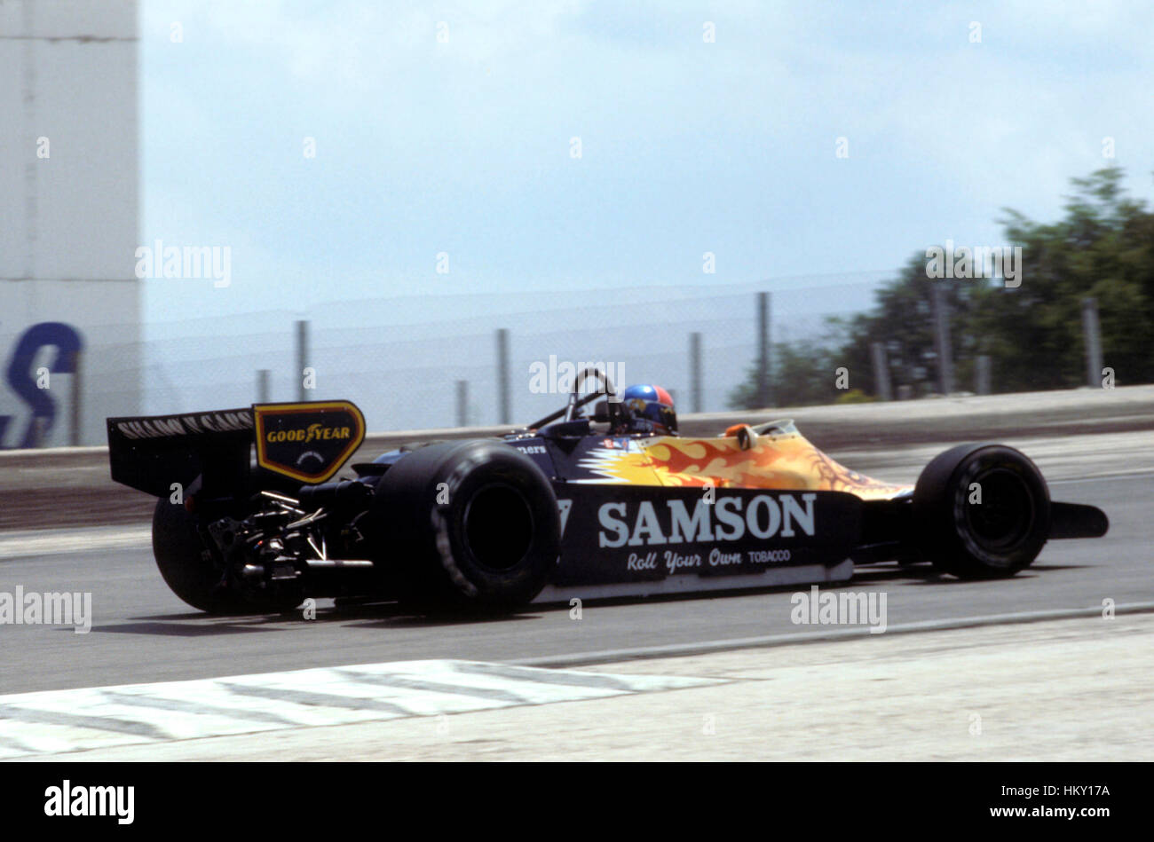 1979 Jan Lammers Dutch Shadow DN9 Dijon French GP 18th FL Stock Photo