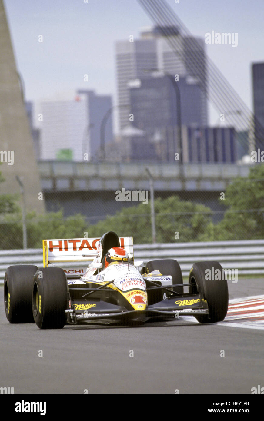 1994 Johnny Herbert GB Lotus 109 Montreal Canadian GP 8th FL Stock Photo