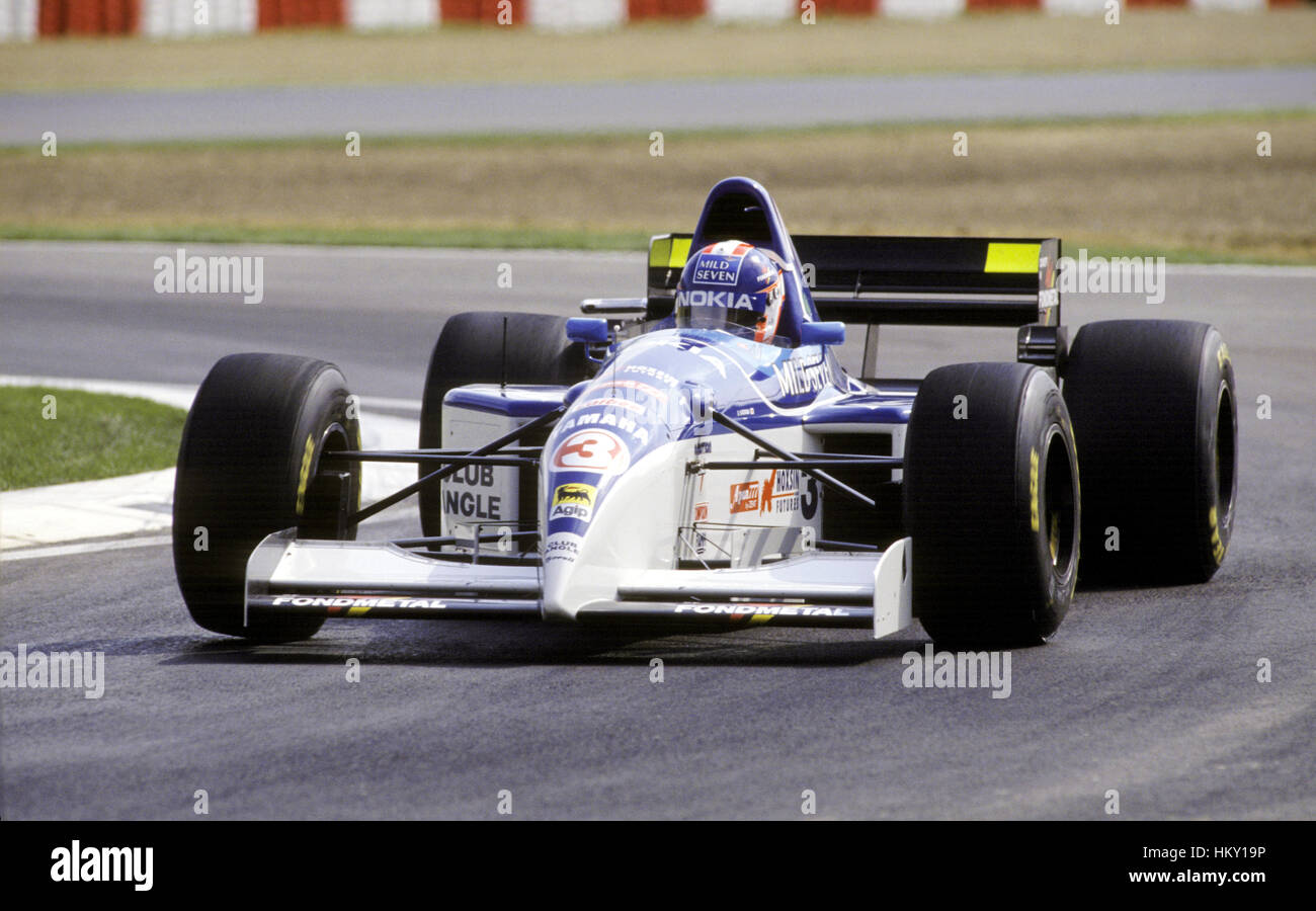 1994 Ukyo Katayama Japanese Tyrell 022 Imola San Marino GP 5th FL Stock Photo