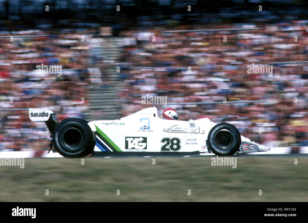 1979 Clay Regazzoni Swiss Williams FW07 Hockenheim German GP 2nd FL Stock Photo