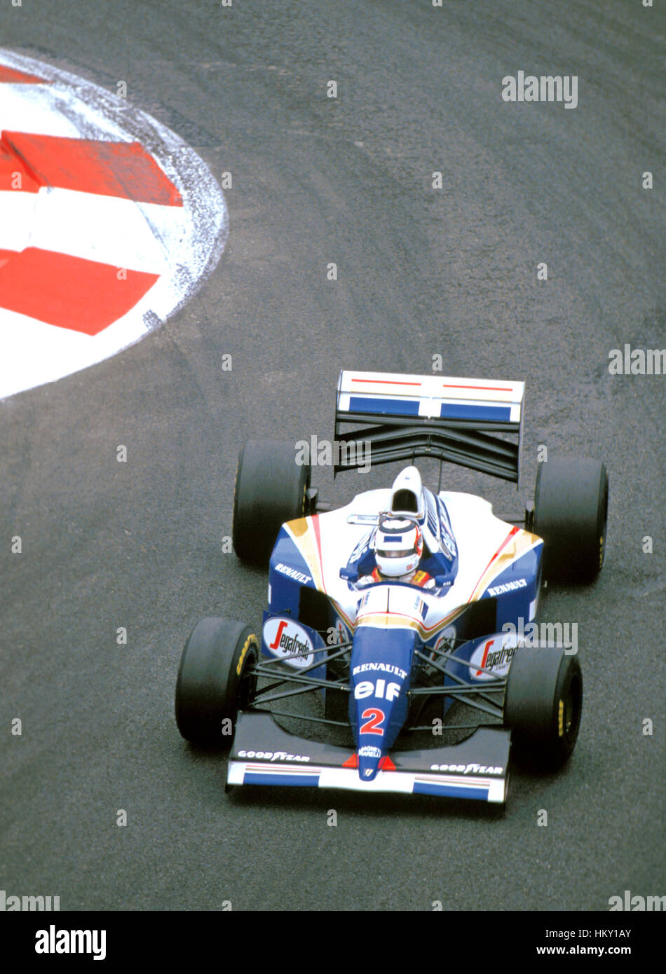 1994 Nigel Mansell GB Williams FW16 Ricard French GP dnf FL Stock Photo