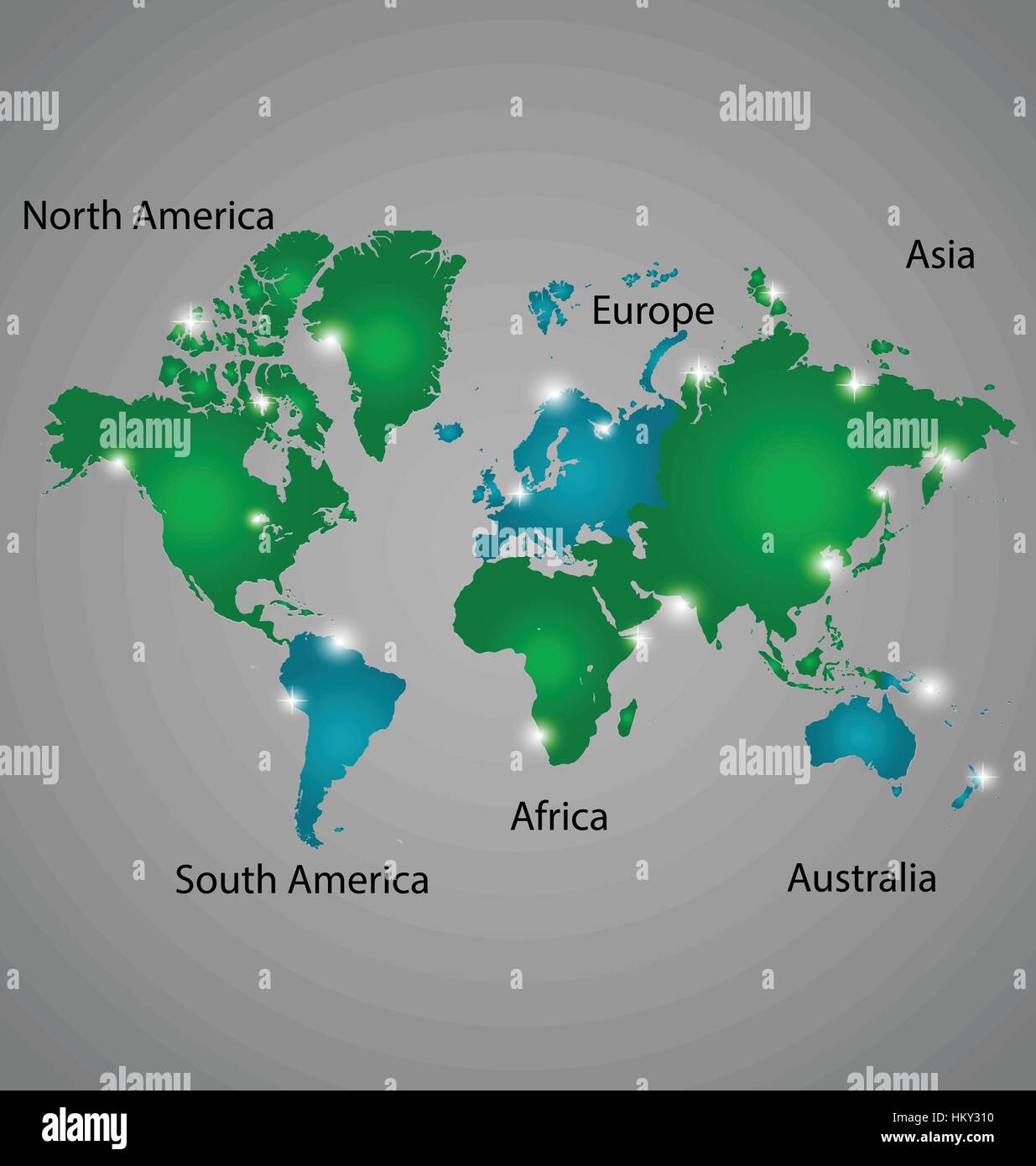 World Map Vector Illustration Stock Vector Image Art Alamy World Map Vector Illustration HKY310 