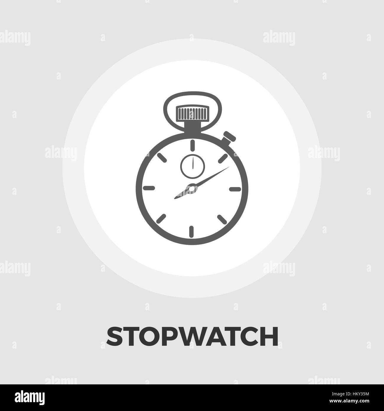 Stopwatch icon vector. Flat icon isolated on the white background ...