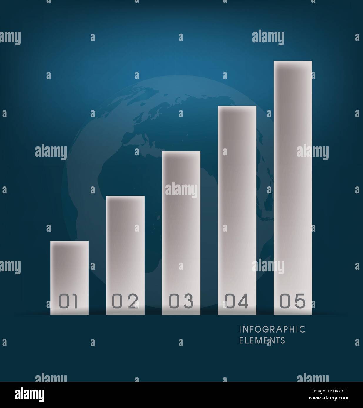 Business graph. Vector illustration Stock Vector Image & Art - Alamy