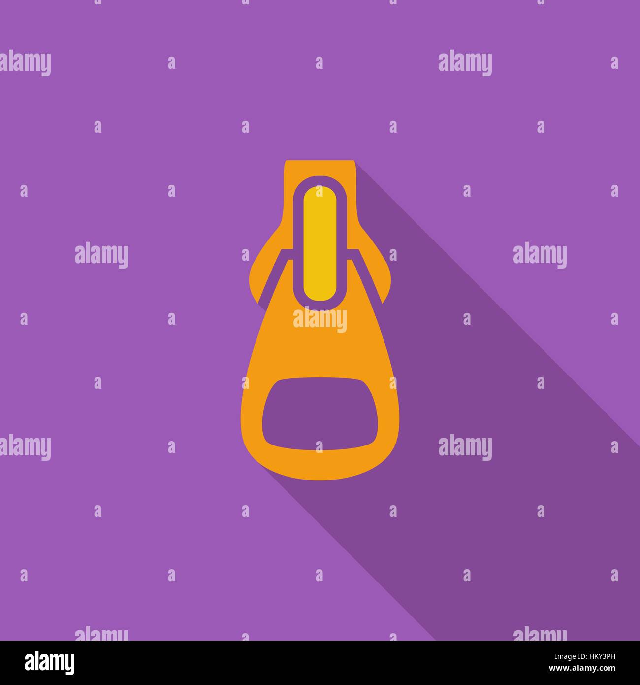 Zipp icon. Flat vector related icon with long shadow for web and mobile ...