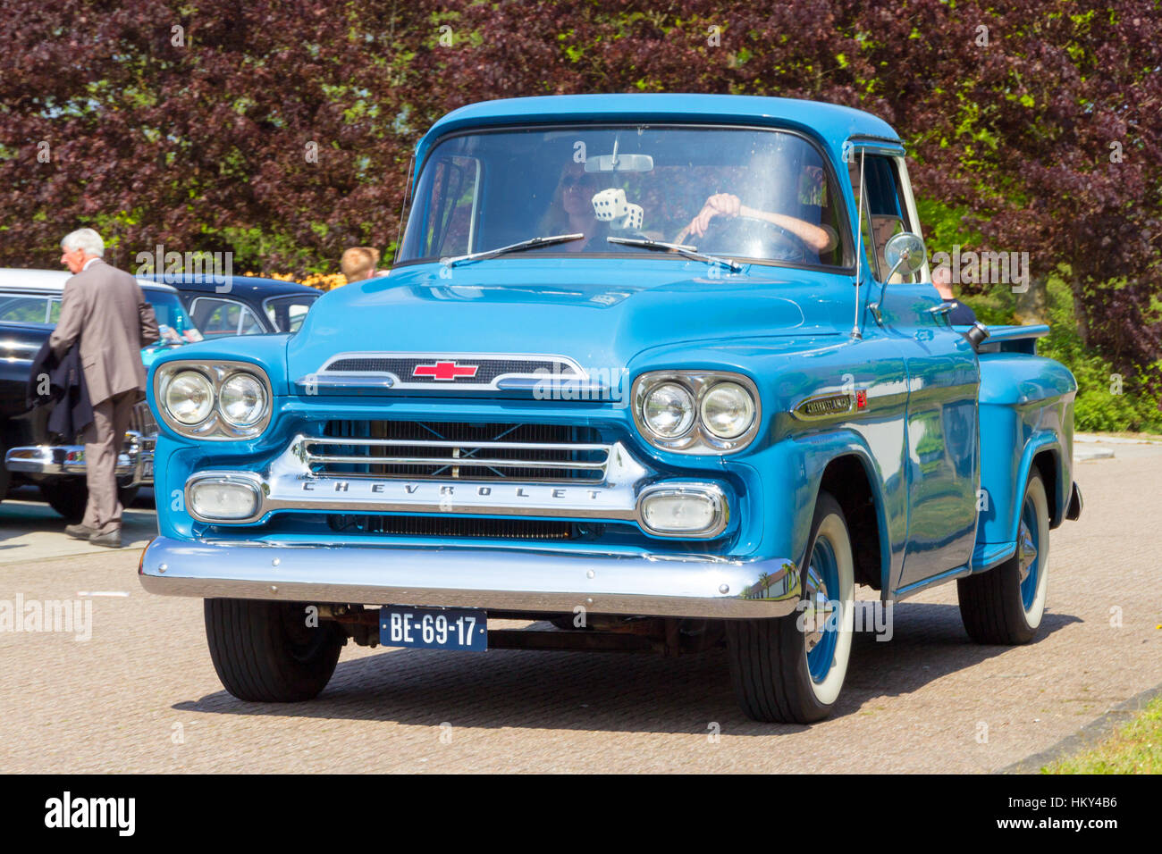 1959 Chevrolet Apache 3100 classic pickup truck Stock Photo