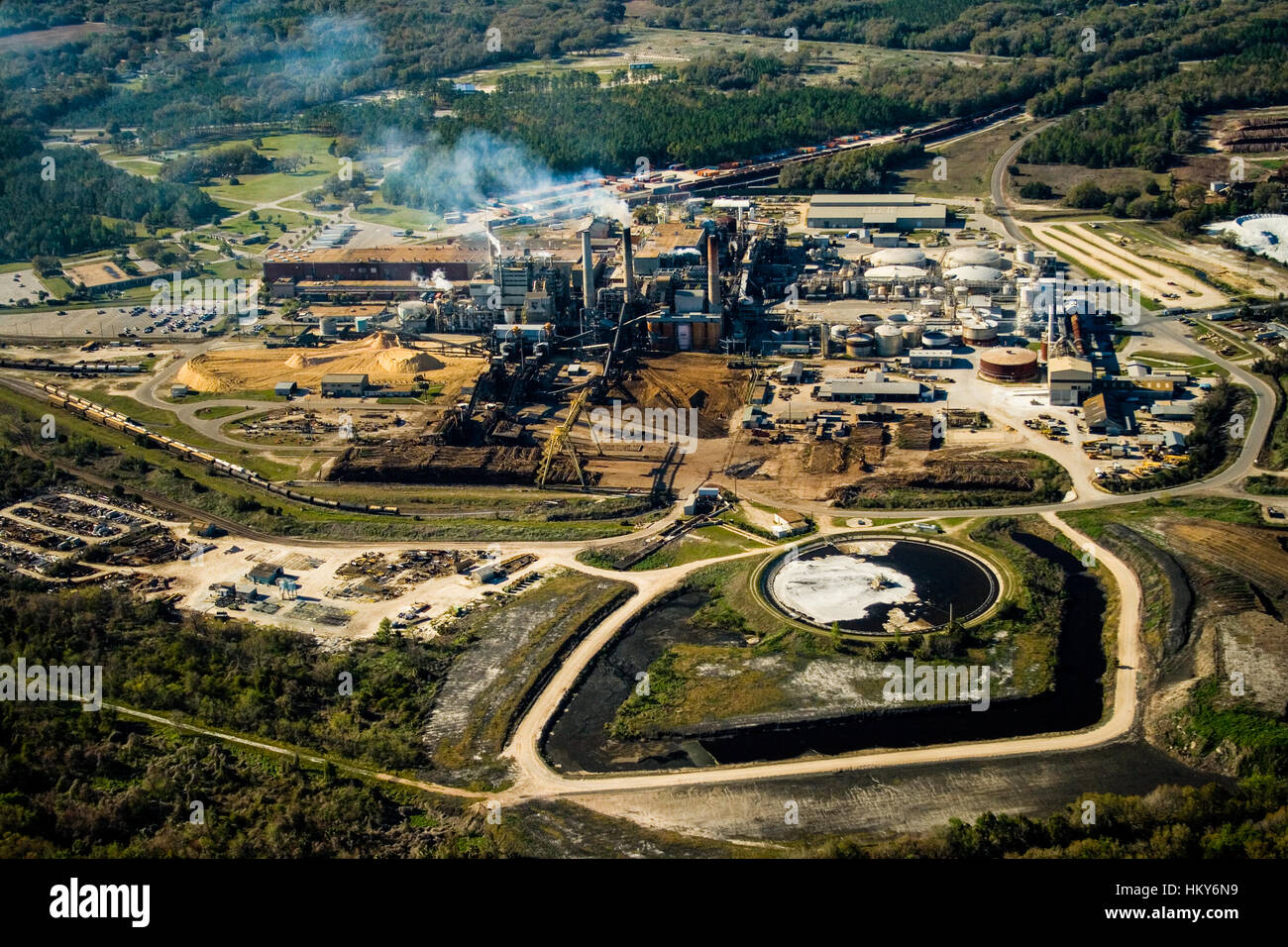 The Buckeye pulp mill in Perry, Florida Stock Photo Alamy