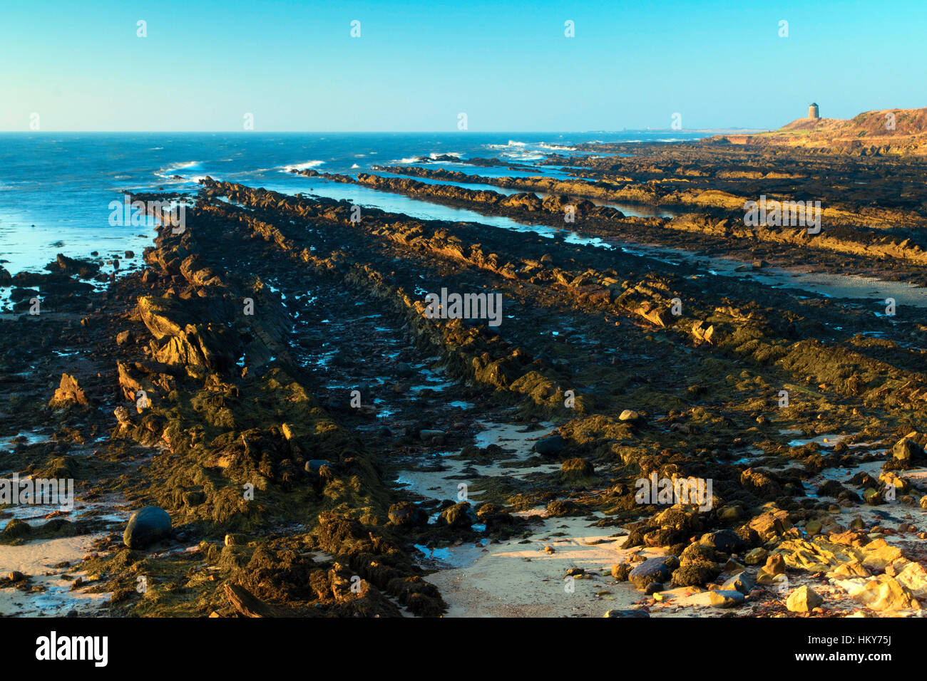 The Fife Coastline between Pittenweem and St Monans on the Fife Coastal Path, the East Neuk of
