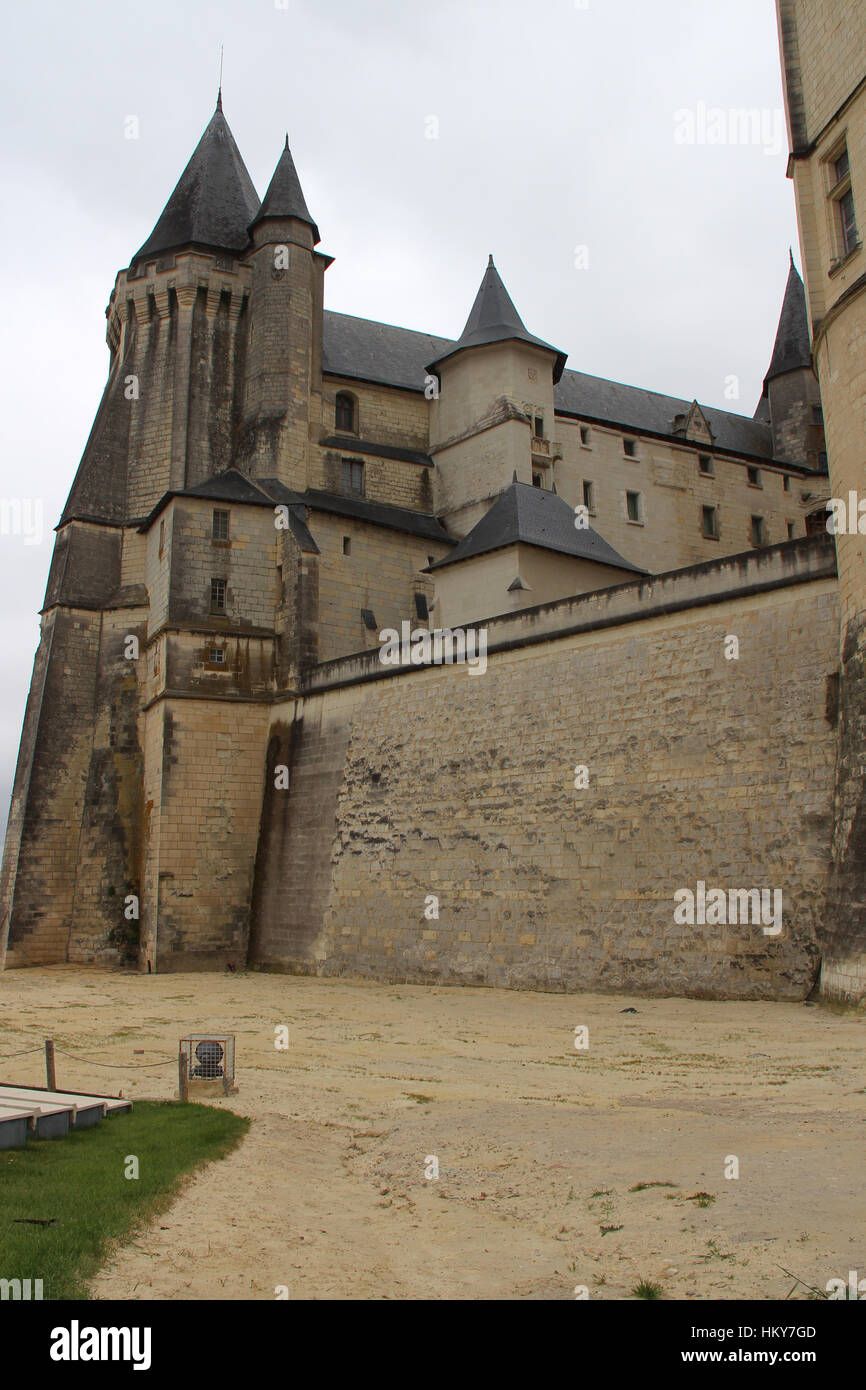 The castle of Saumur (France Stock Photo - Alamy