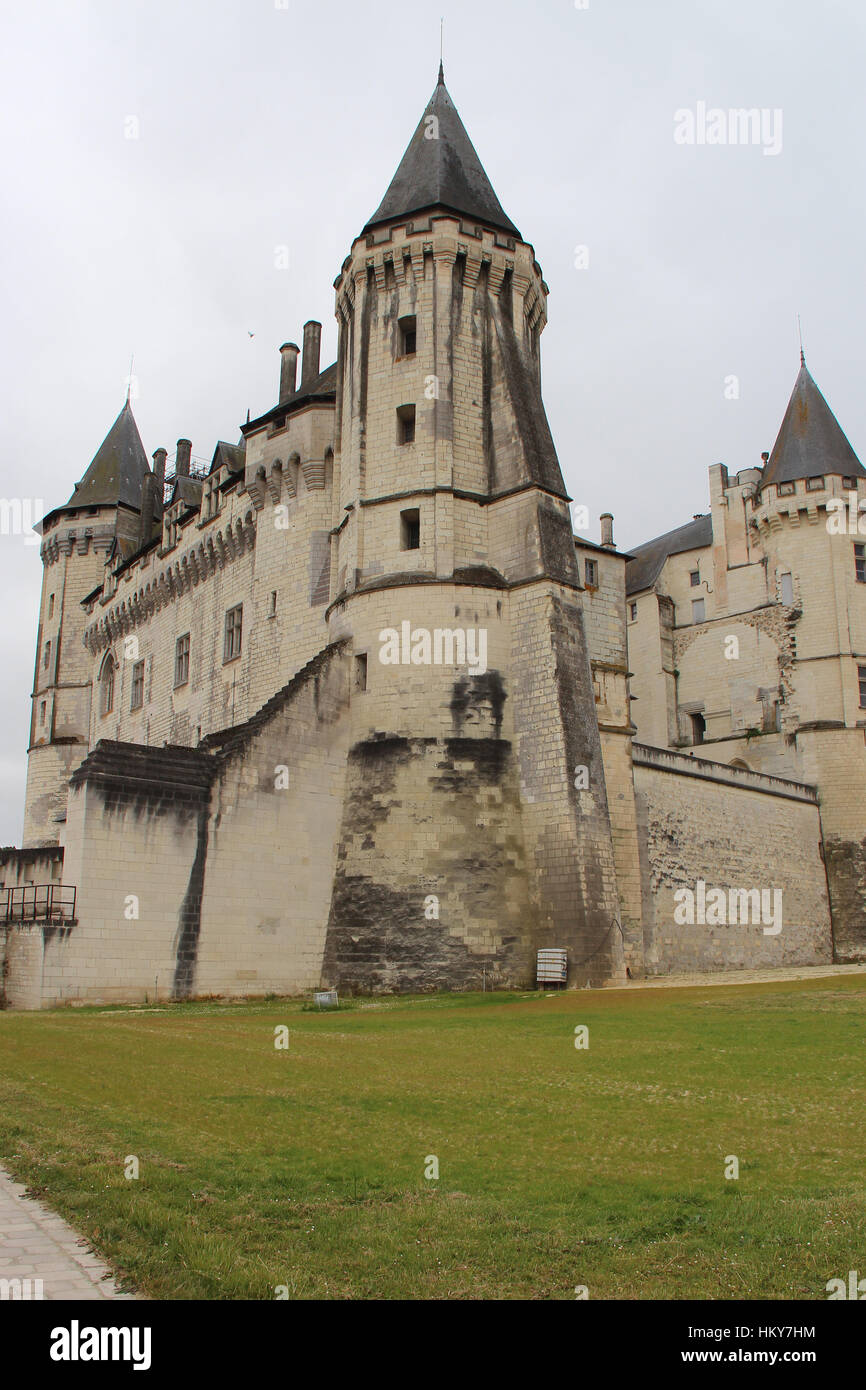The castle of Saumur (France Stock Photo - Alamy