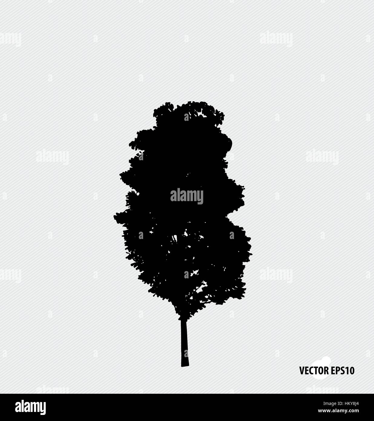Tree silhouettes. Vector illustration Stock Vector Image & Art - Alamy