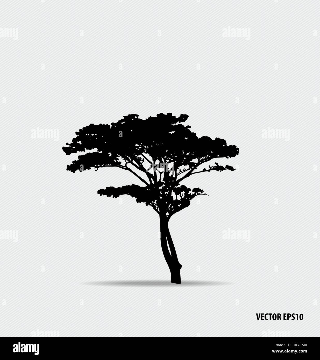 Tree silhouettes. Vector illustration Stock Vector Image & Art - Alamy