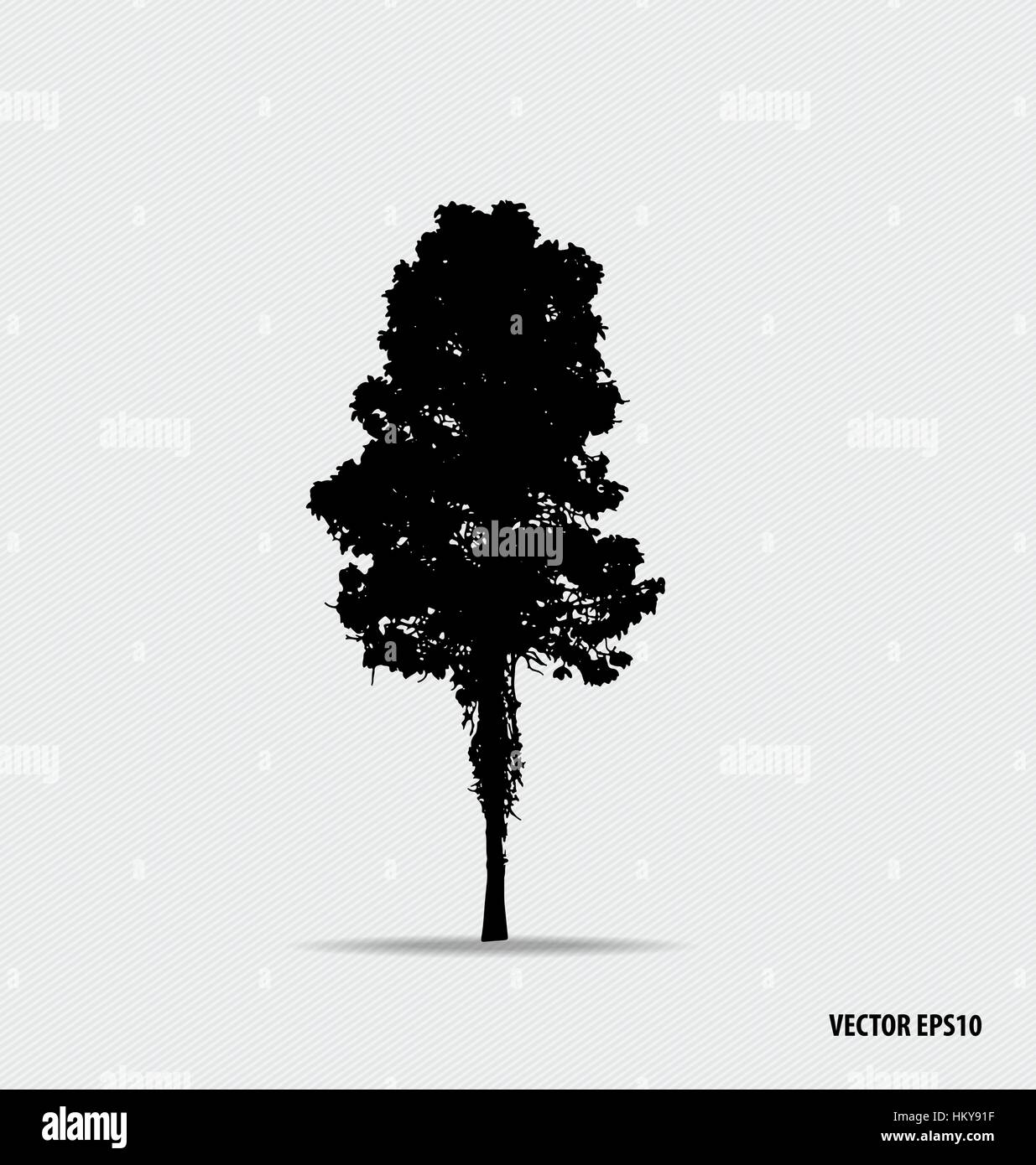 Tree silhouettes. Vector illustration Stock Vector Image & Art - Alamy