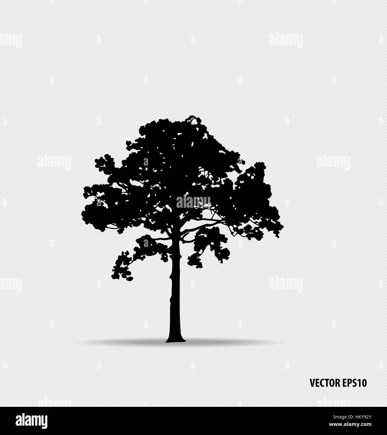 Tree silhouettes. Vector illustration Stock Vector Image & Art - Alamy