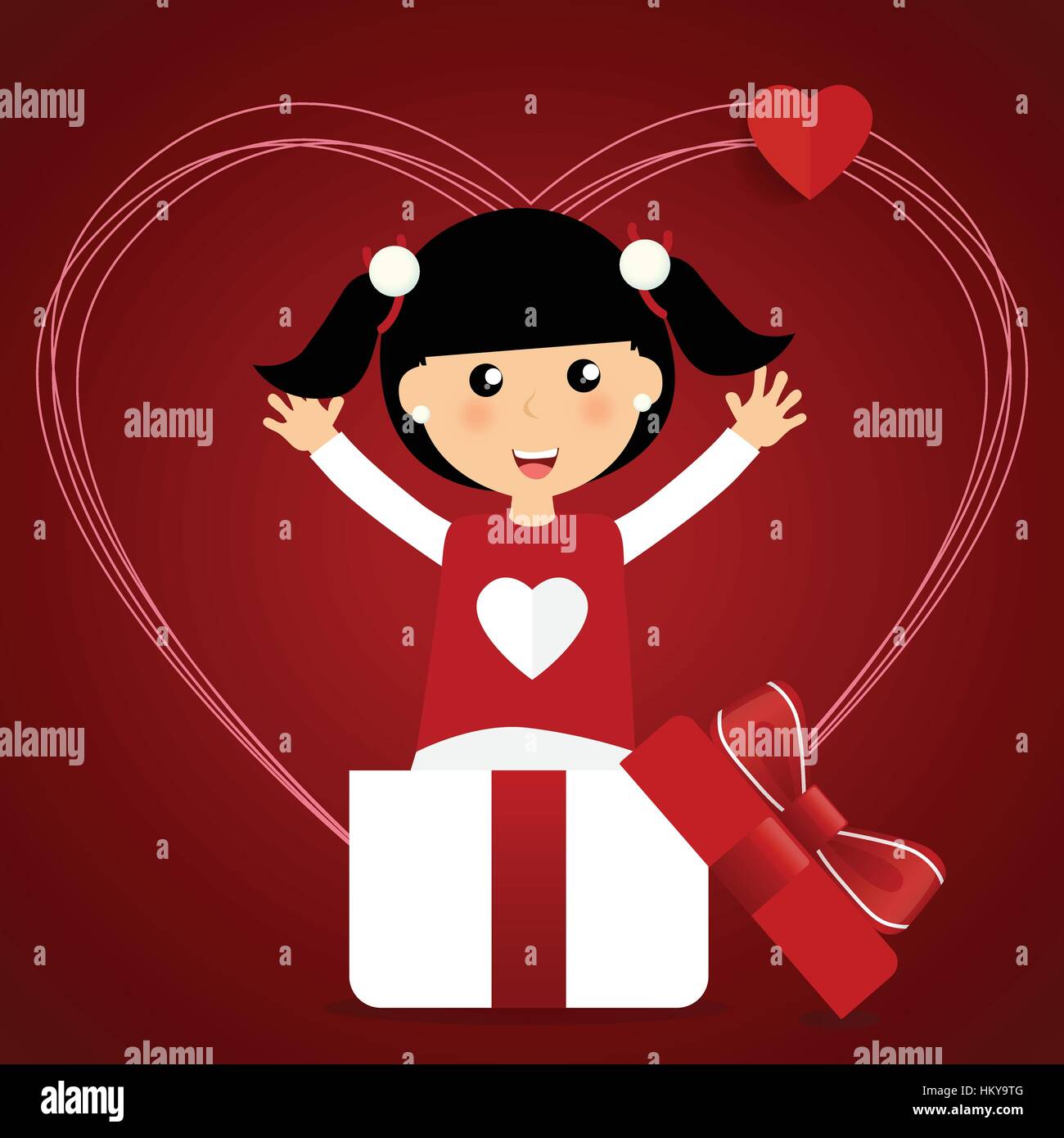Valentines day background design. Vector illustration Stock Vector ...