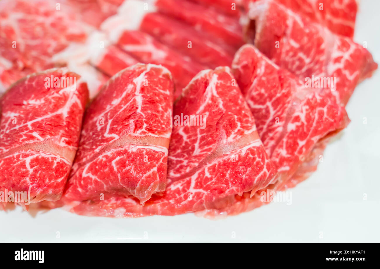 Raw fresh beef Stock Photo - Alamy