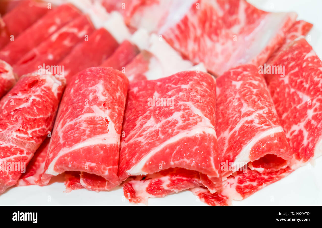 Raw fresh beef Stock Photo - Alamy