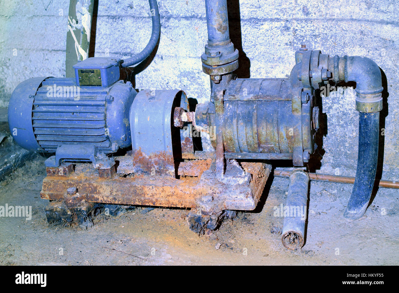 Old rusty water pump Stock Photo Alamy