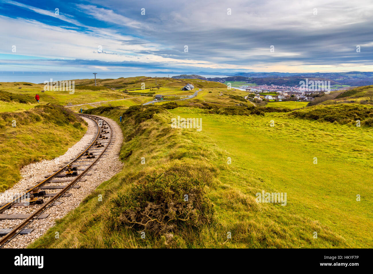 Llandudno from the Great Orme Stock Photo Alamy