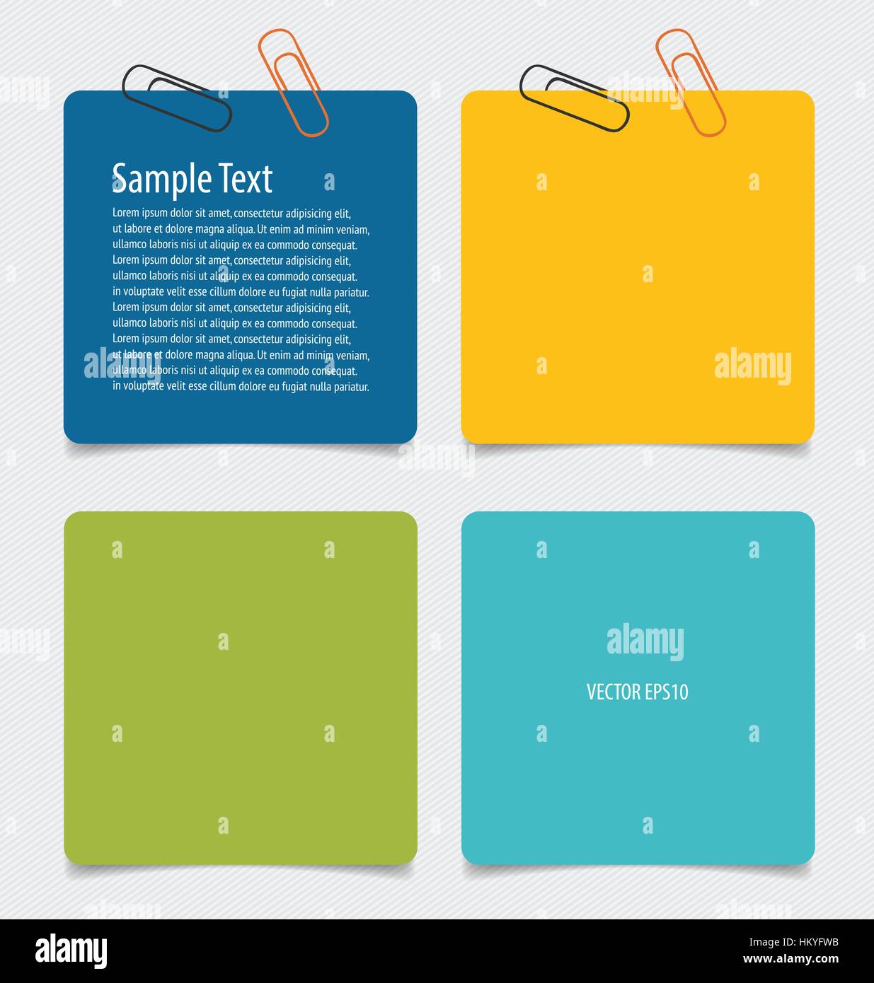 Collection of various papers, paper designs ready for your message ...