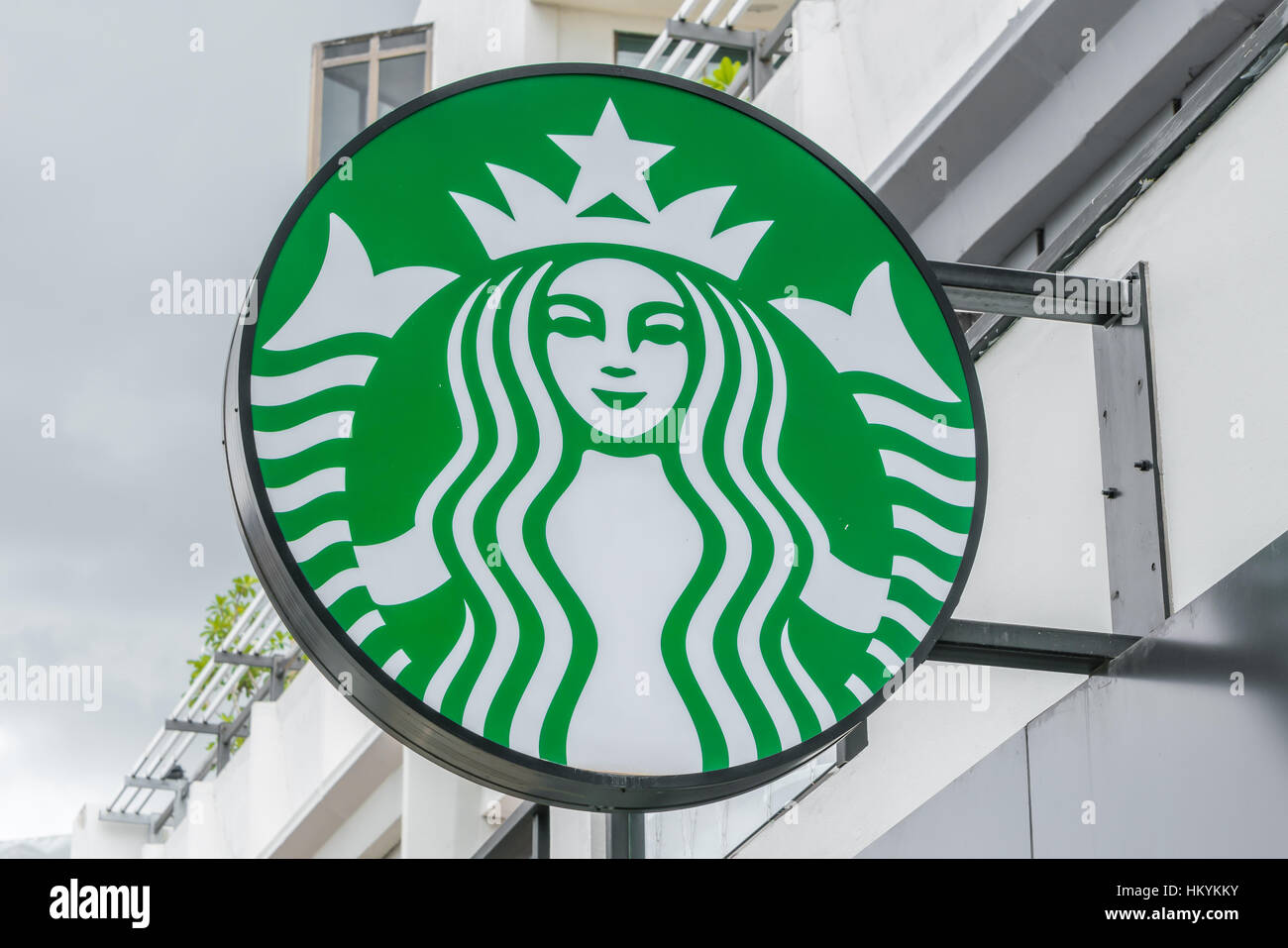 Chiang Mai, THAILAND July 15, 2016 Starbucks Coffee. Starbucks is