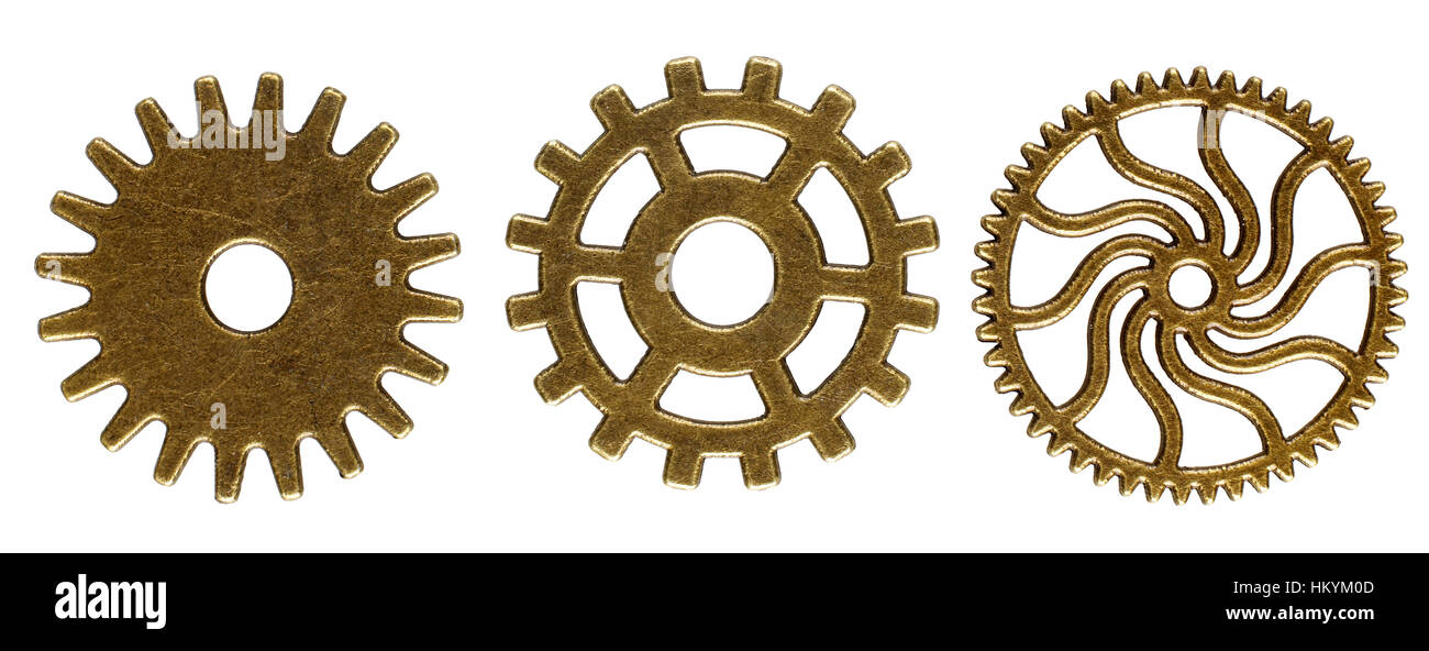 Collection of gears Stock Photo Alamy